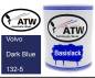 Preview: Volvo, Dark Blue, 132-5: 1L Lackdose, von ATW Autoteile West.